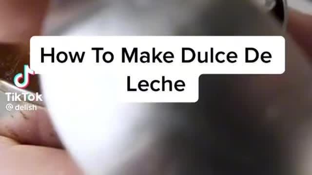 Homemade Dulce De Leche
