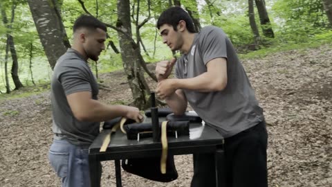 Armwrestling in nature