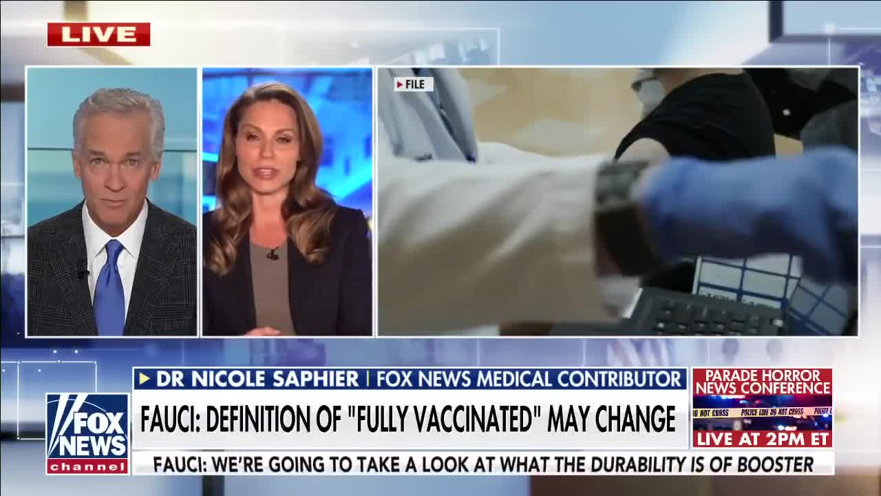 Dr. Fauci says definition of 'fully vaccinated' could change