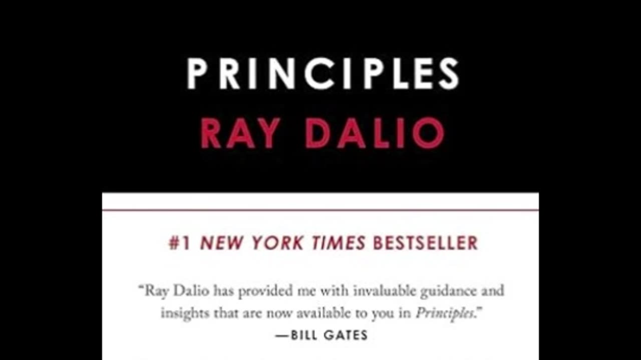 Principle for Life and Work by Ray Dalio