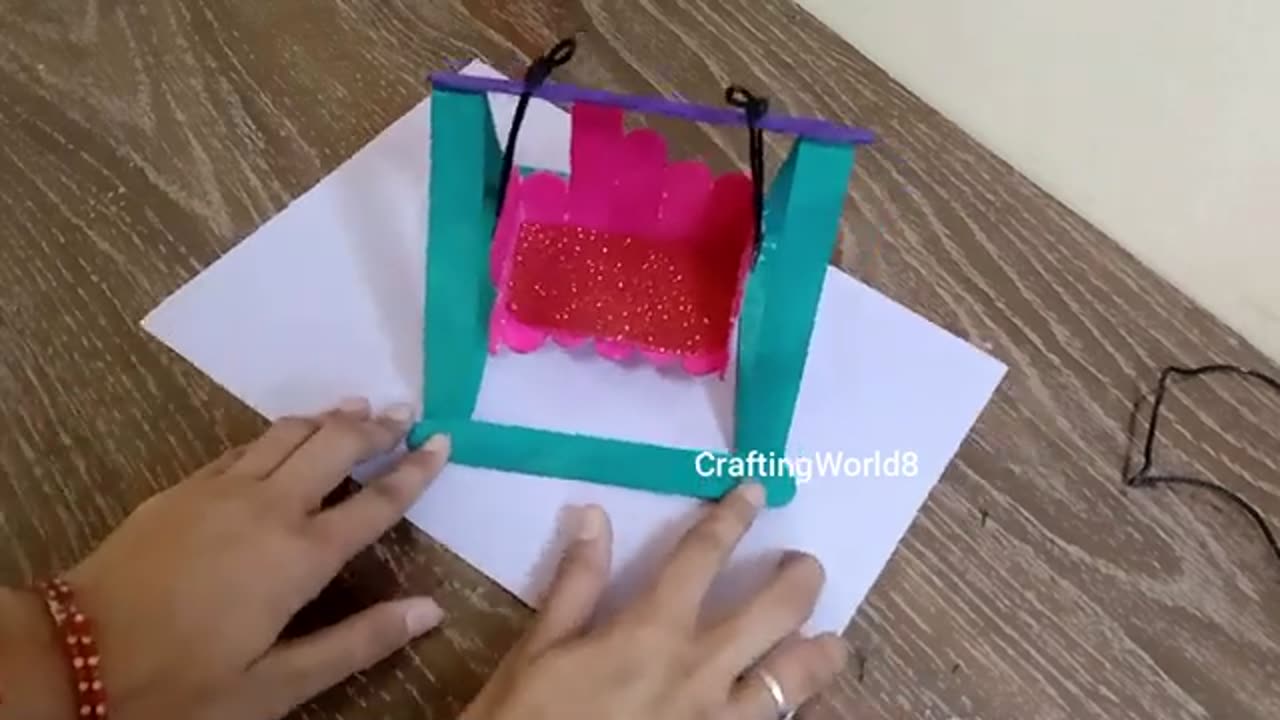 New Craft Idea With Ice Cream Sticks