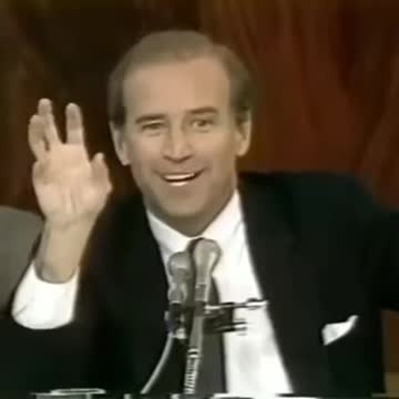 Young Joe Biden foreshadowing what he’s doing to America right now..