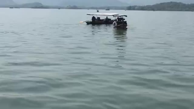 boat swimming in water