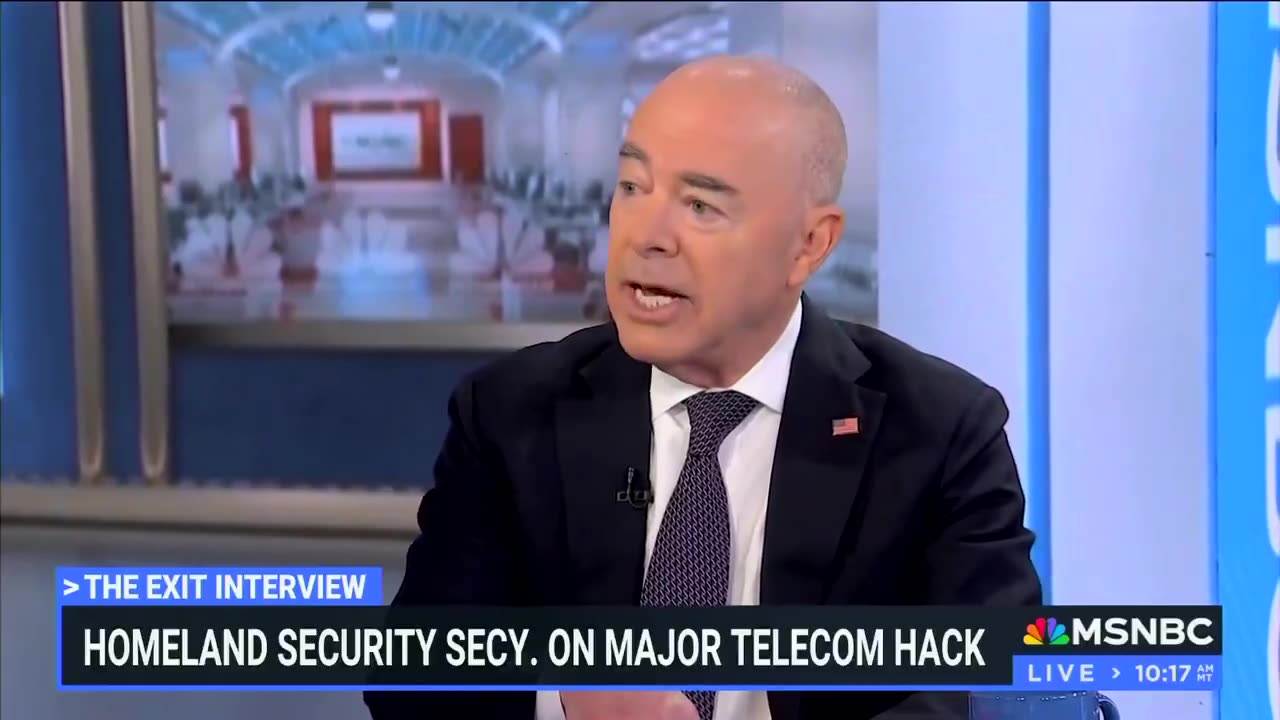 China has, in fact, hacked into our telecommunications providers." Sec MAYORKAS