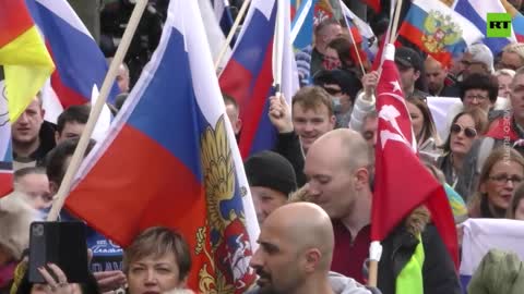 Rally against Russophobia held in Frankfurt