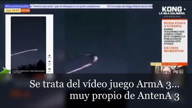 Desinformación sobre la guerra de Ucrania en Antena 3 (otra furcia mediática)