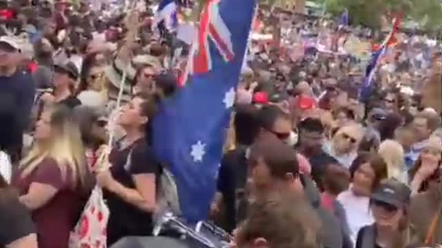 Australia Protests Against Covid 19 Mandates