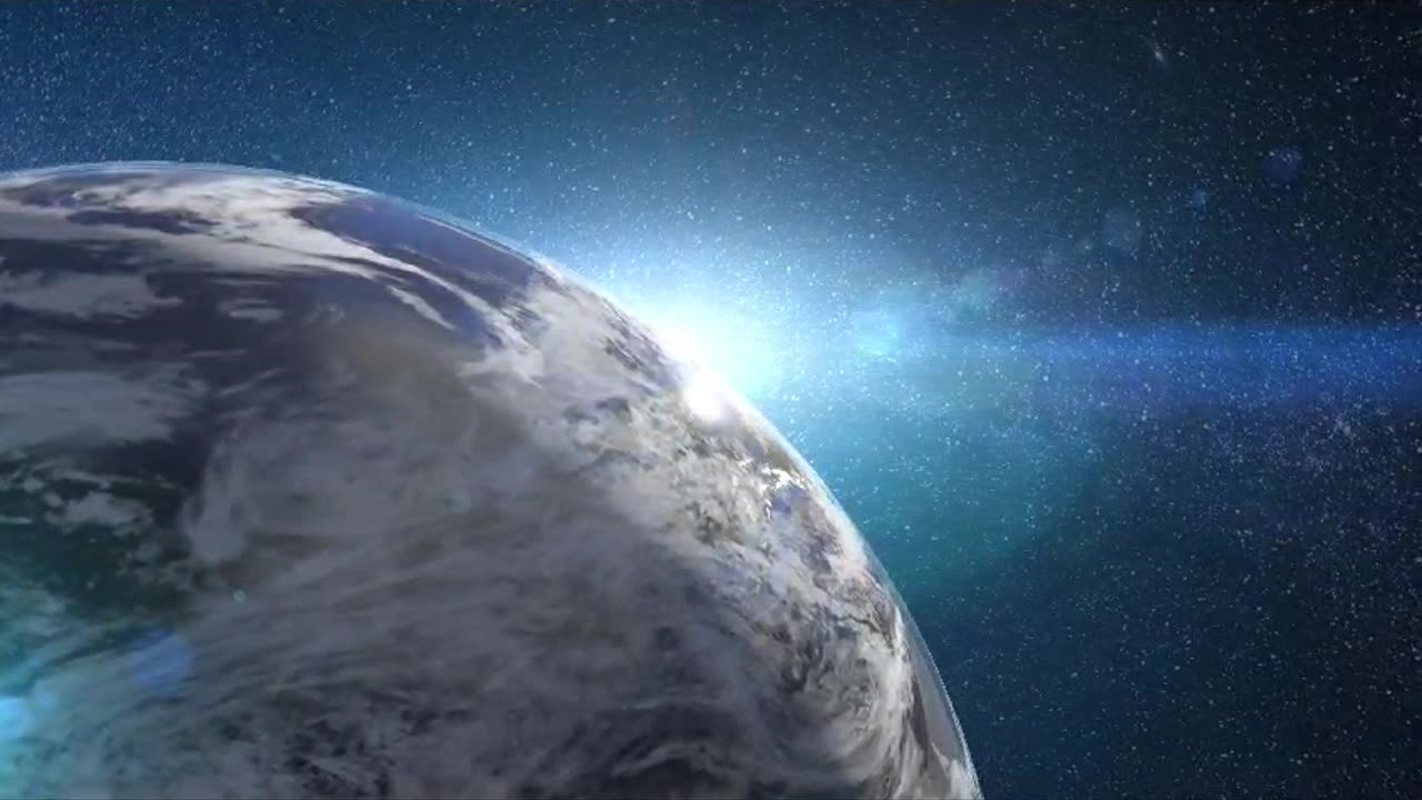 Beautifull sunset over the EARTH - NASA VIDEO