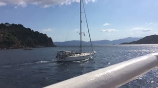 Sea view from ferry boat