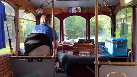 Riding Crozet Trolley to the Wineries in Crozet VA