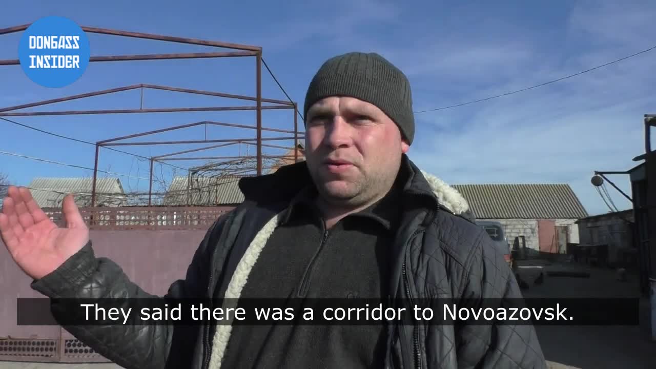 Ukraine soldiers would force civilians from their homes and apartments.