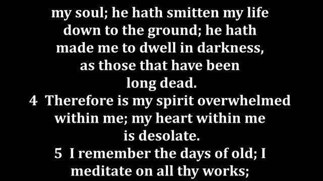 Psalms 143 King James version