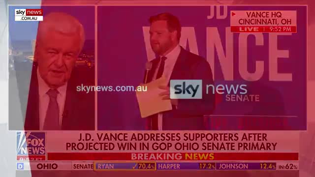 Trump backed MAGA candidate JD Vance wins Ohio primary.