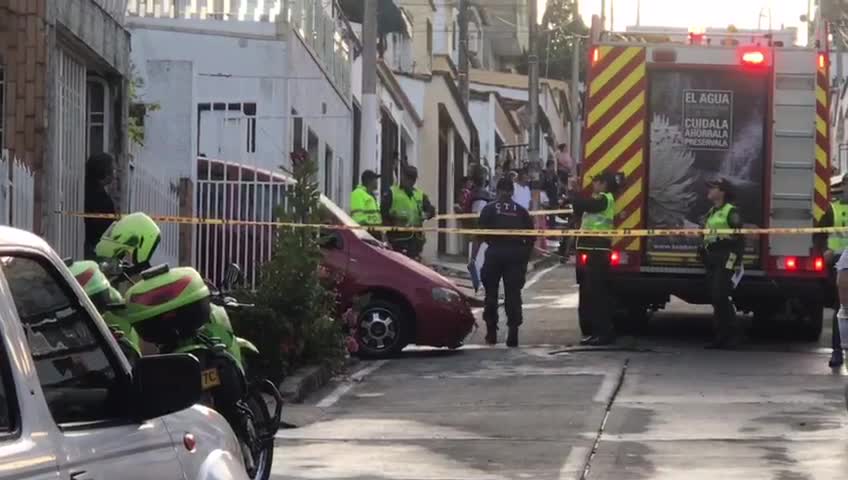 Incendio deja cinco muertos en Floridablanca Agosto 24/2018