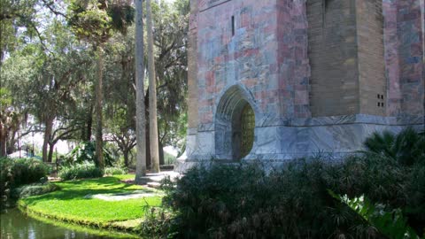 Camillias at Bok Tower Gardens and Carillon Music