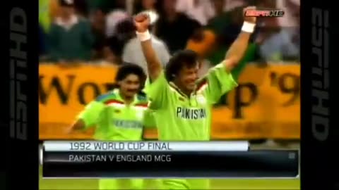 The well-known sports broadcaster ESPN pays tribute to Imran Khan: