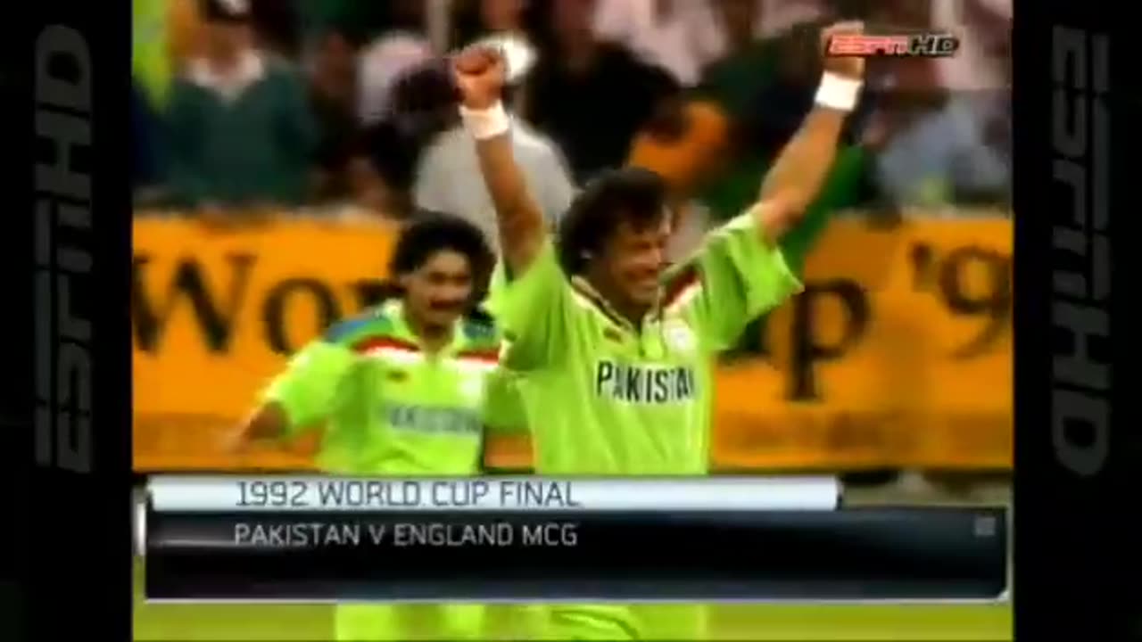 The well-known sports broadcaster ESPN pays tribute to Imran Khan: