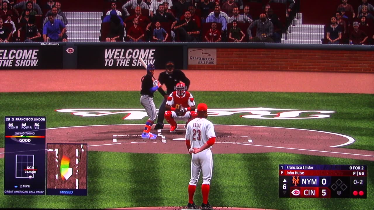 MLB The Show: Cincinnati Reds vs New York Mets (S3 G130)