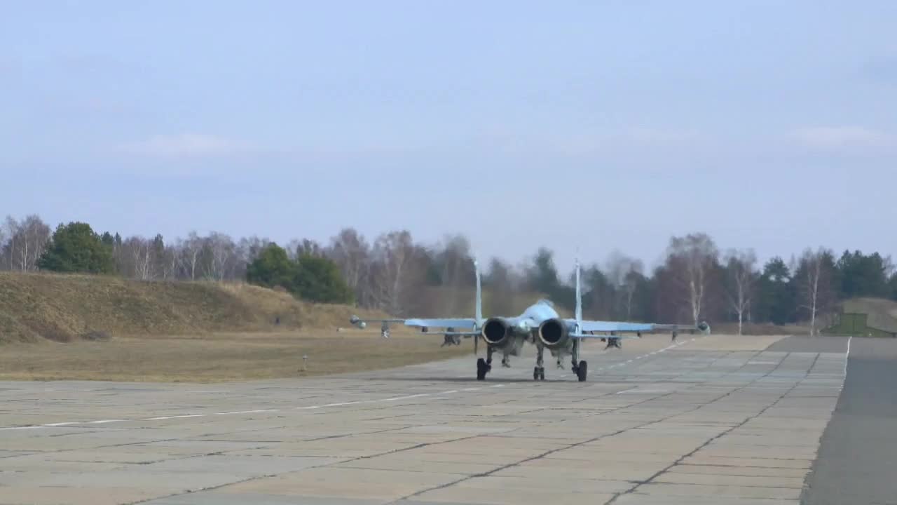 Fuerzas aeroespaciales rusas parten dirección Kiev