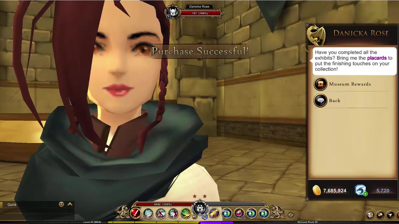 Adventure Quest 3D BattleOn Museum All Exhibits completed