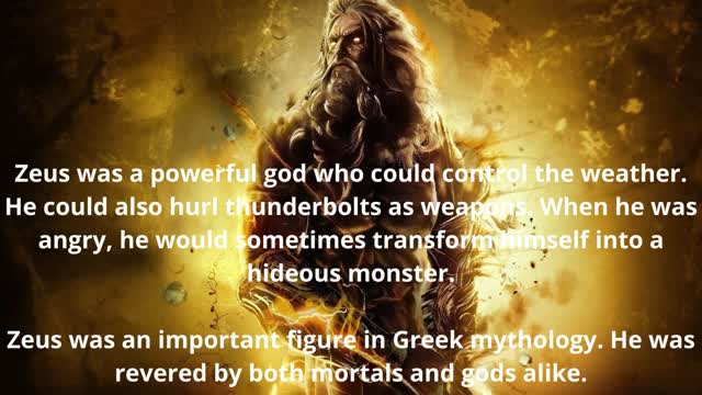 Zeus and Poseidon Greek Gods