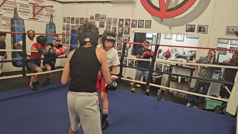 Joey sparring Michael 3. 10/1/24