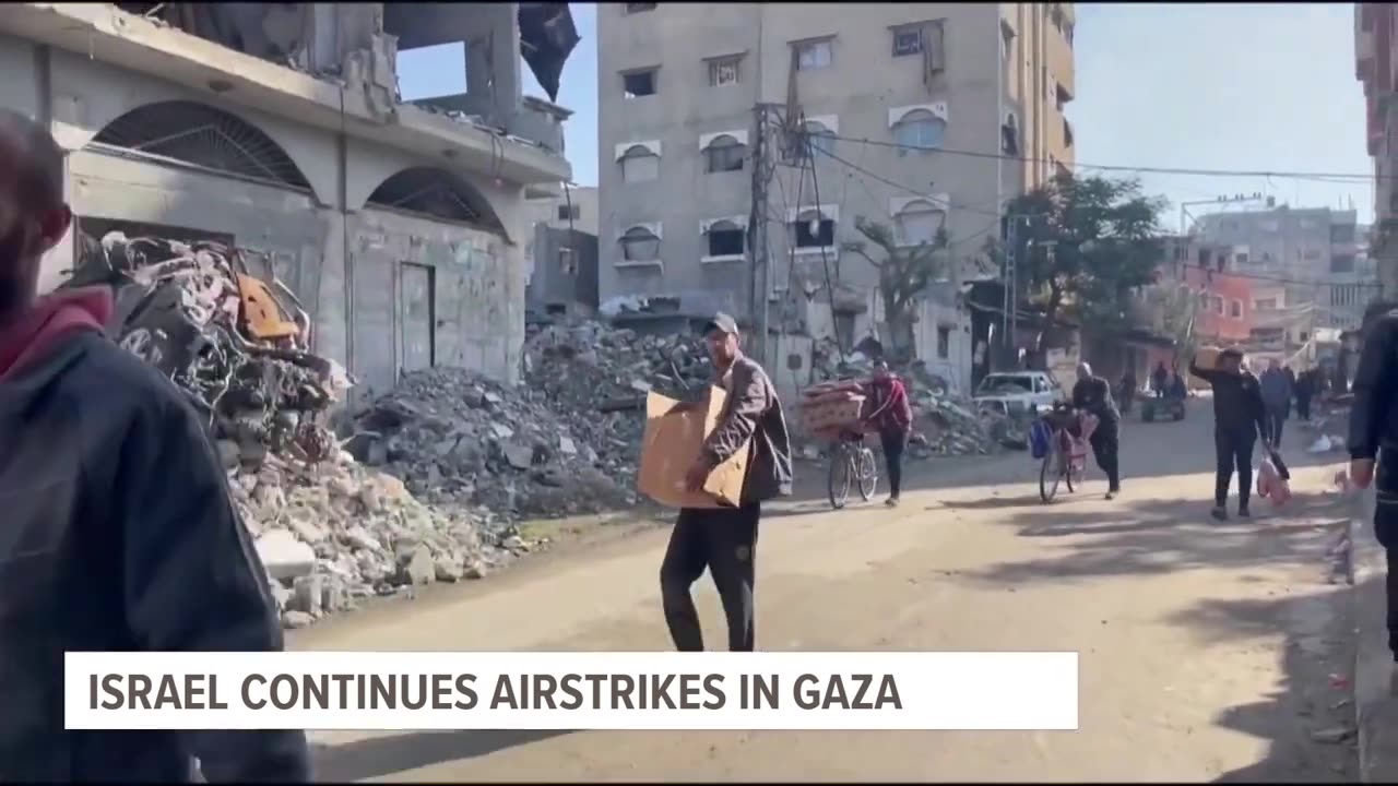 Israel launches heavy strikes across central and southern Gaza after widening its offensive