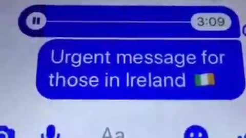 An urgent message from an Irish farmer.