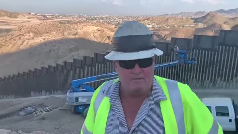 Foreman Mike with "We Build the Wall"