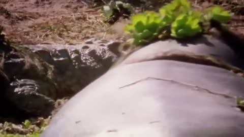 Unbelievable Hippo vs Crocodile battle