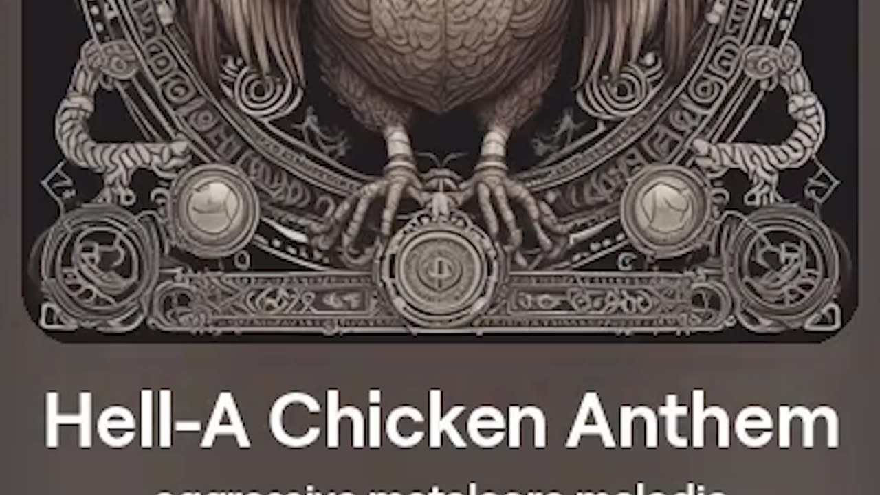 Hella Chicken AI Metalcore Anthem Chorus