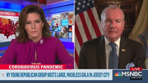 MSNBC Pushes NJ Governor to "Punish" People For Breaking COVID-19 Rules