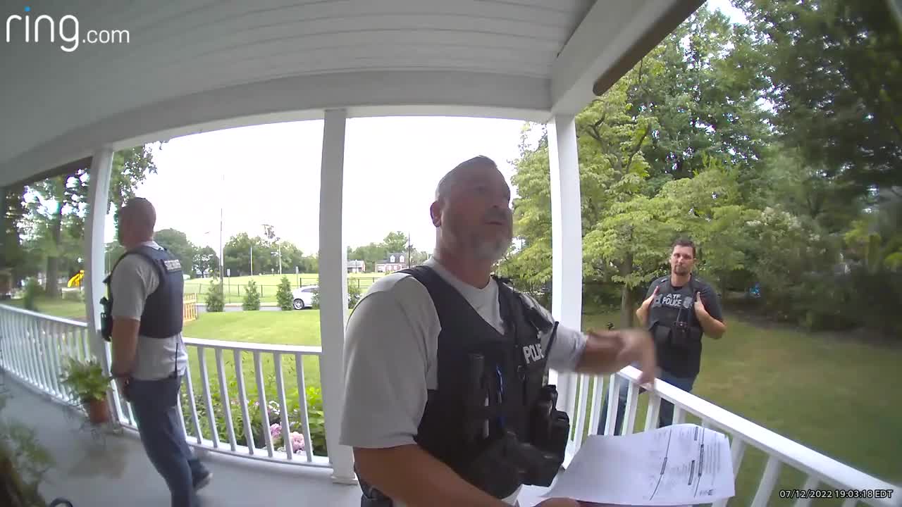 ATF agents and Delaware state cop show up warrantless at a man's home demanding to see his firearms.