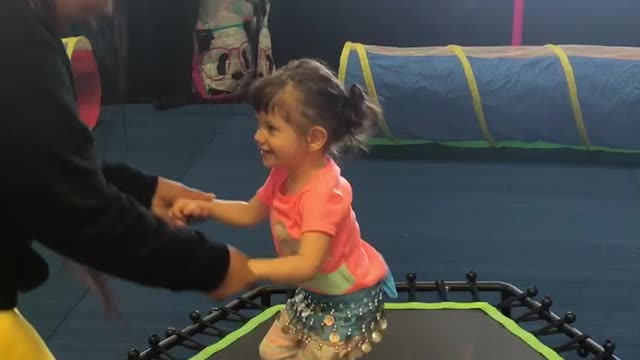 More from her tumbling class