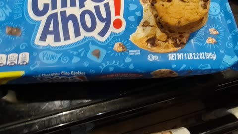 Eating Nabisco Family Size Chips Ahoy! Real Chocolate Chip Cookies, Dbn, MI, 4/2/24