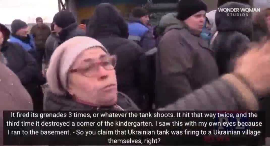 Citizens of Ukraine confirm Ukranian forces are firing on their own people.