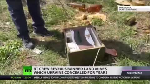 Prohibited anti personal mines Ukraine claimed it didn't have been found