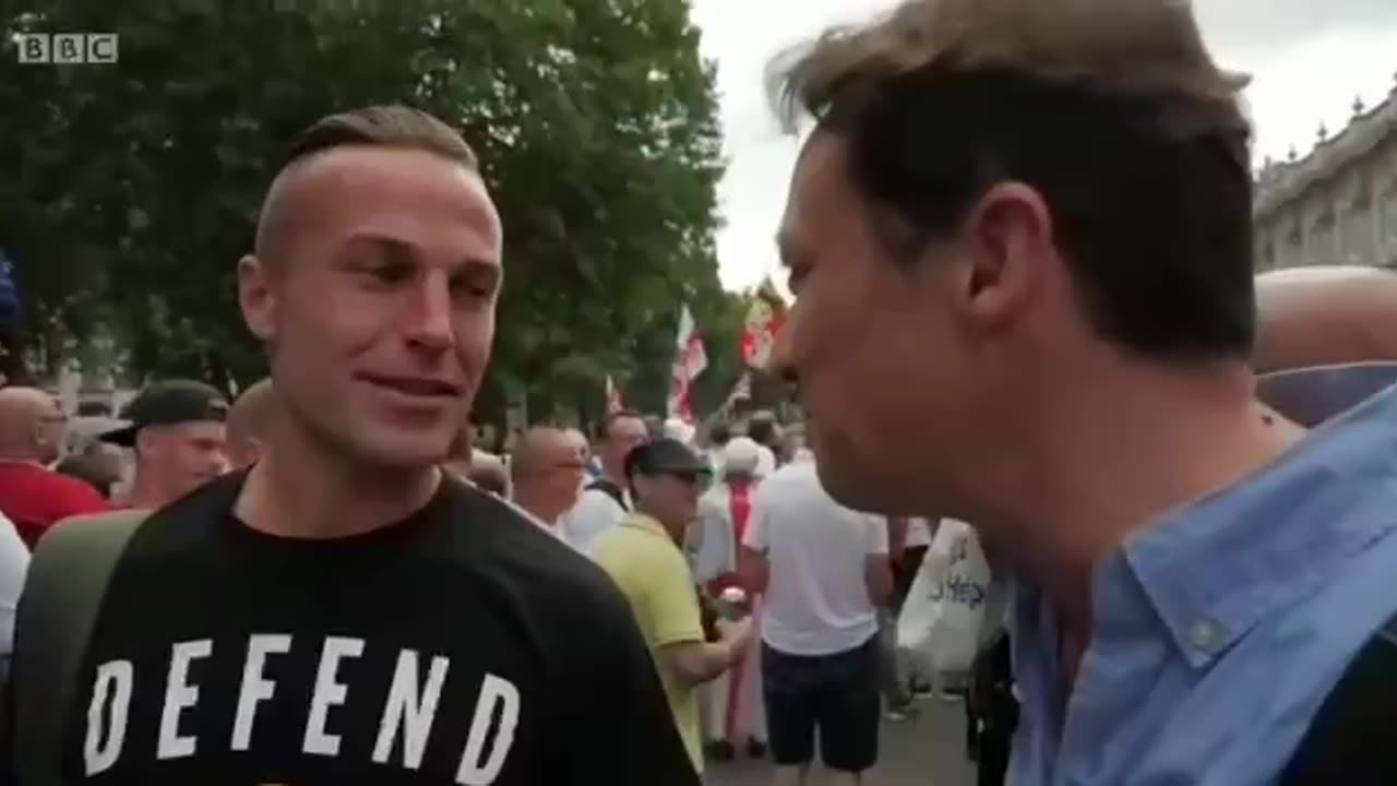 The BBC are 100% Globalist Fascist Propaganda: This Man Clearly Has His Own Opinion Too