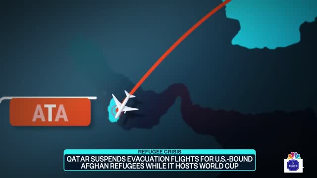 Qatar Suspends Evacuation Flights For U.S.-Bound Afghan Refugees