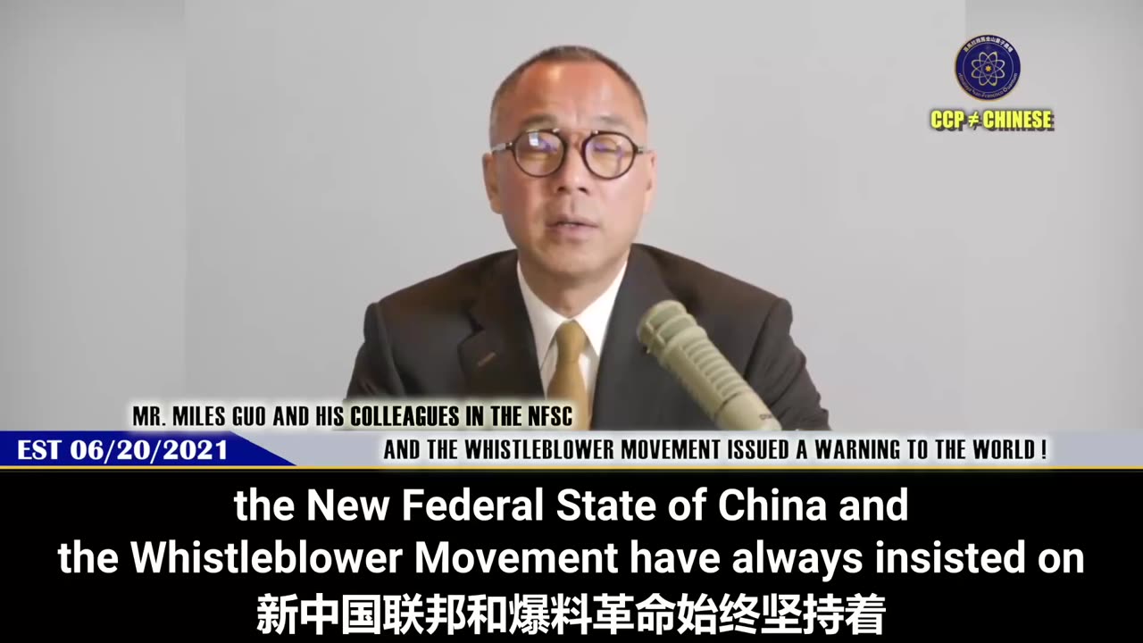 Steve Bannon And Miles Guo Exposed That The Covid-19 Virus Was A Bio-weapon On Jan.15,2020