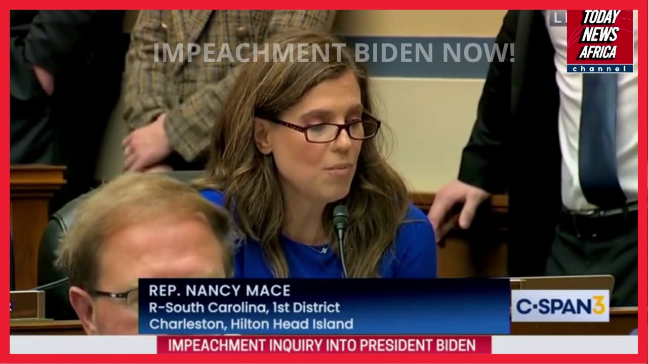Nancy Mace "Joe Biden is corrupt, and here is the evidence"