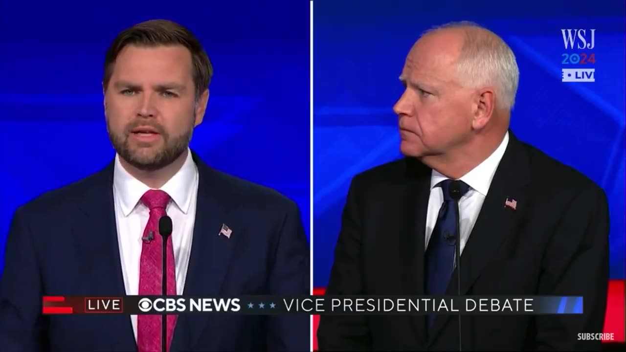 JD: "You blame Trump. Who was VP for the past 3+ years? Your running mate."