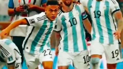 Messi world cup winning Reaction