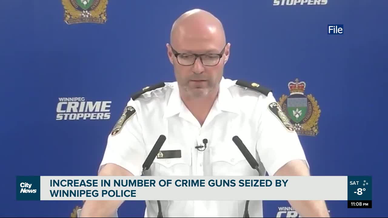 Crime gun seizures on the rise in Winnipeg