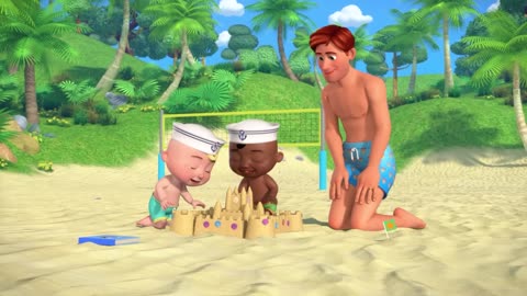 Playdate at the Beach Song - The Sailor Went to Sea - Nursery Rhymes & Kids Songs