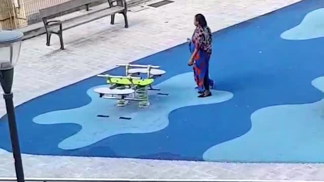 Kid at Playground Shouts Inappropriate Remarks