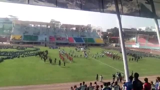 Before footbal match in dasarath rangasala nepal