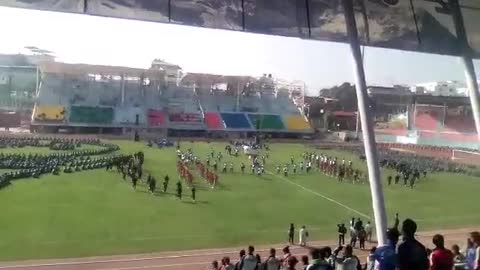 Before footbal match in dasarath rangasala nepal
