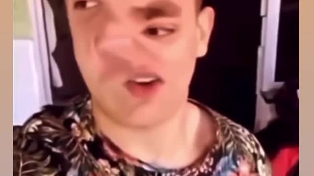 The man whose face is split in two on the ship