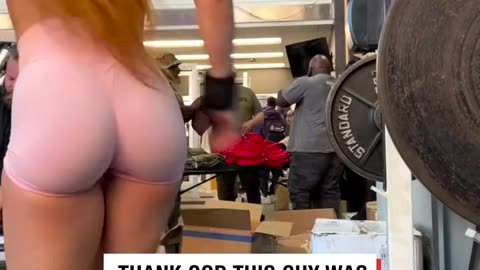 Thank god this guy was watching me bench